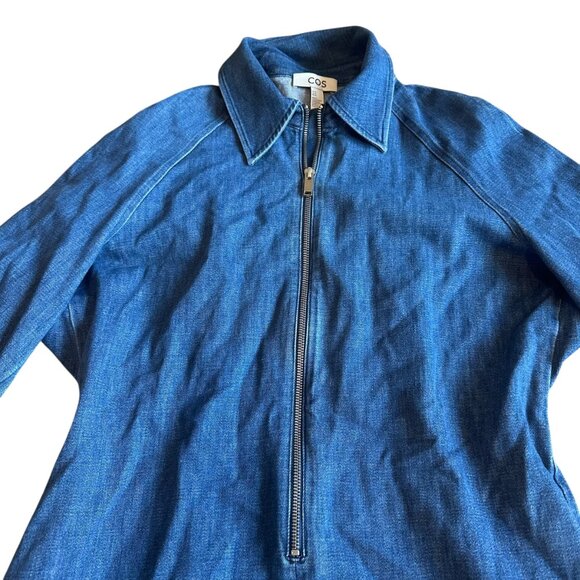 COS Blue Midi Dress - Picture 4 of 12